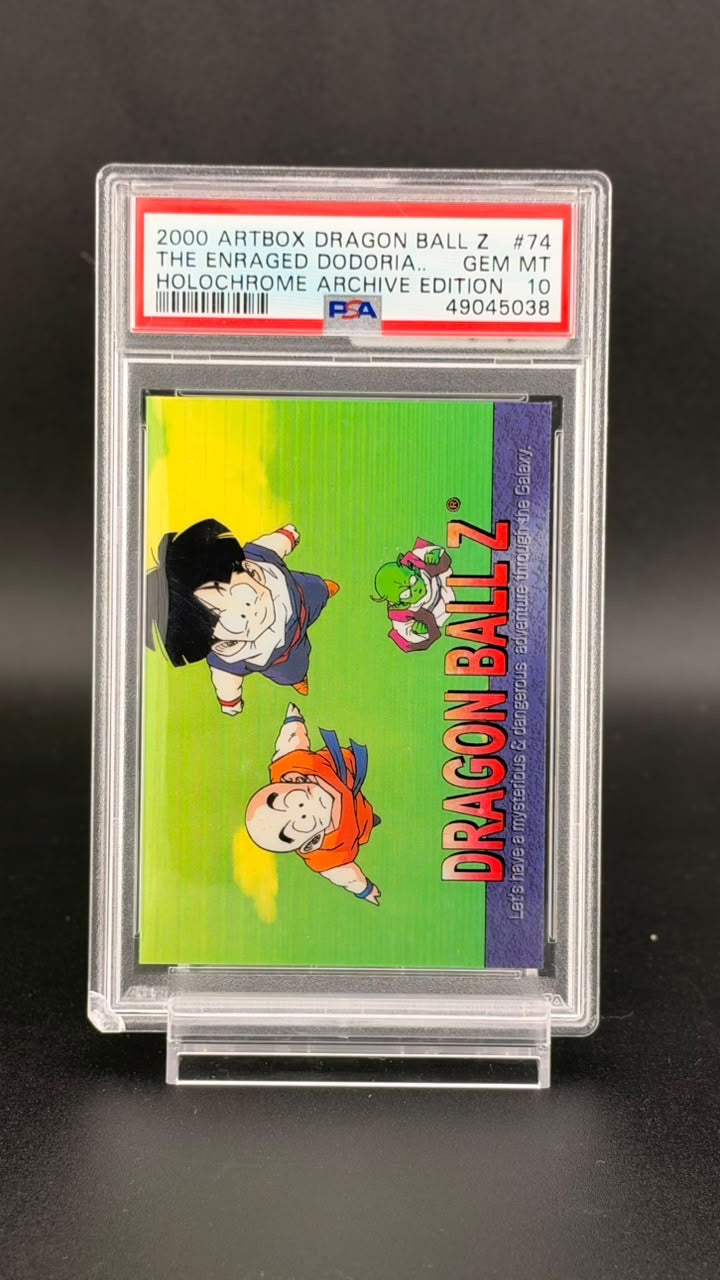 2000 ARTBOX DRAGON BALL Z #74 THE ENRAGED DODORIA.. HOLOCHROME ARCHIVE EDITION