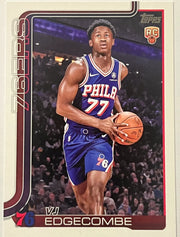 2025-26 Topps VJ Edgecombe #203 (RC)