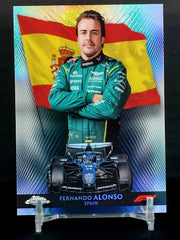 FERNANDO ALONSO #HS-13 - 2026 Topps Chrome F1, Home Straight