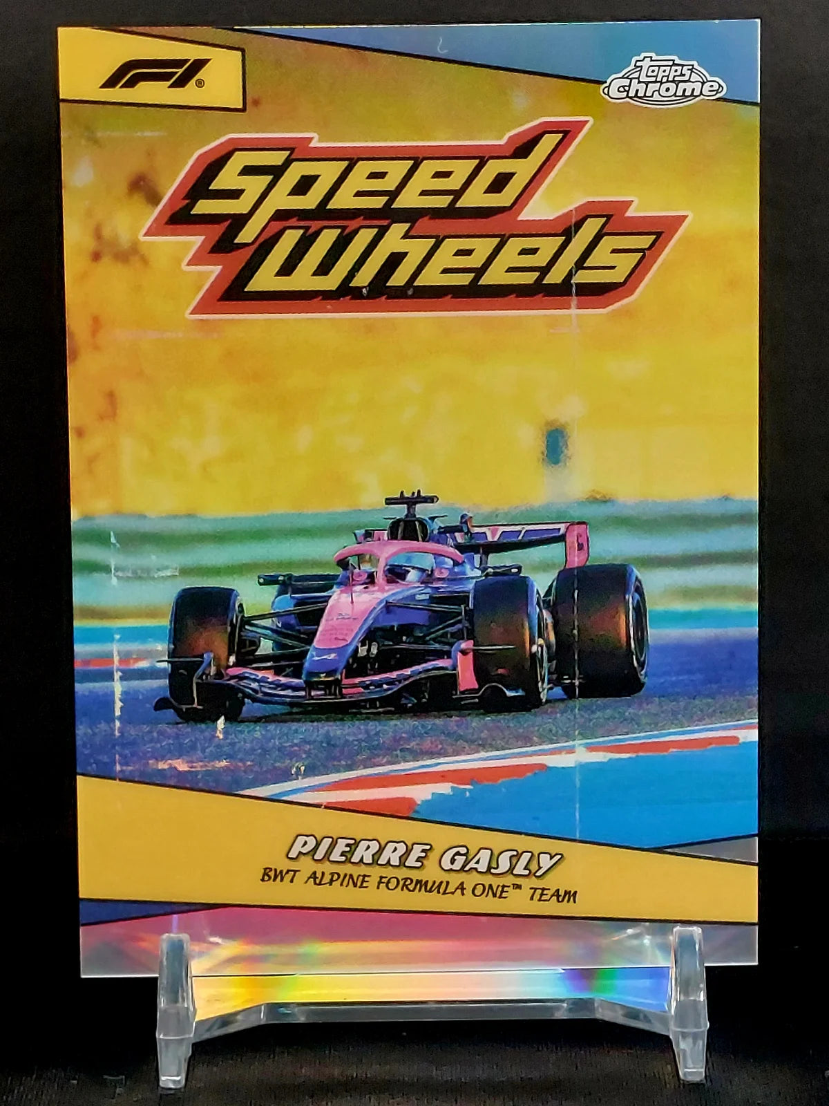 PIERRE GASLY #SW-19 - 2026 Topps Chrome F1, Speed Wheels