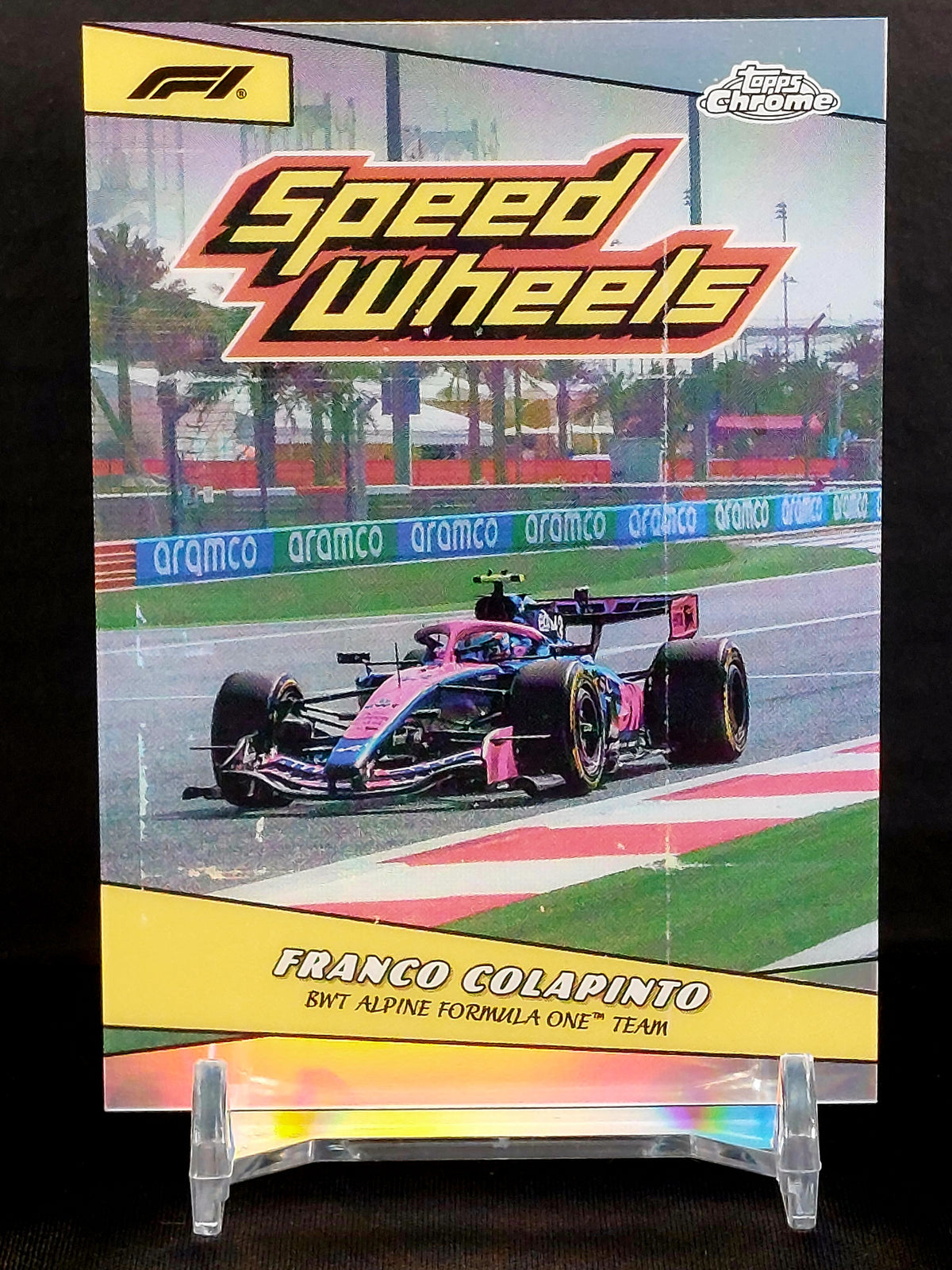 FRANCO COLAPINTO #SW-20 - 2026 Topps Chrome F1, Speed Wheels