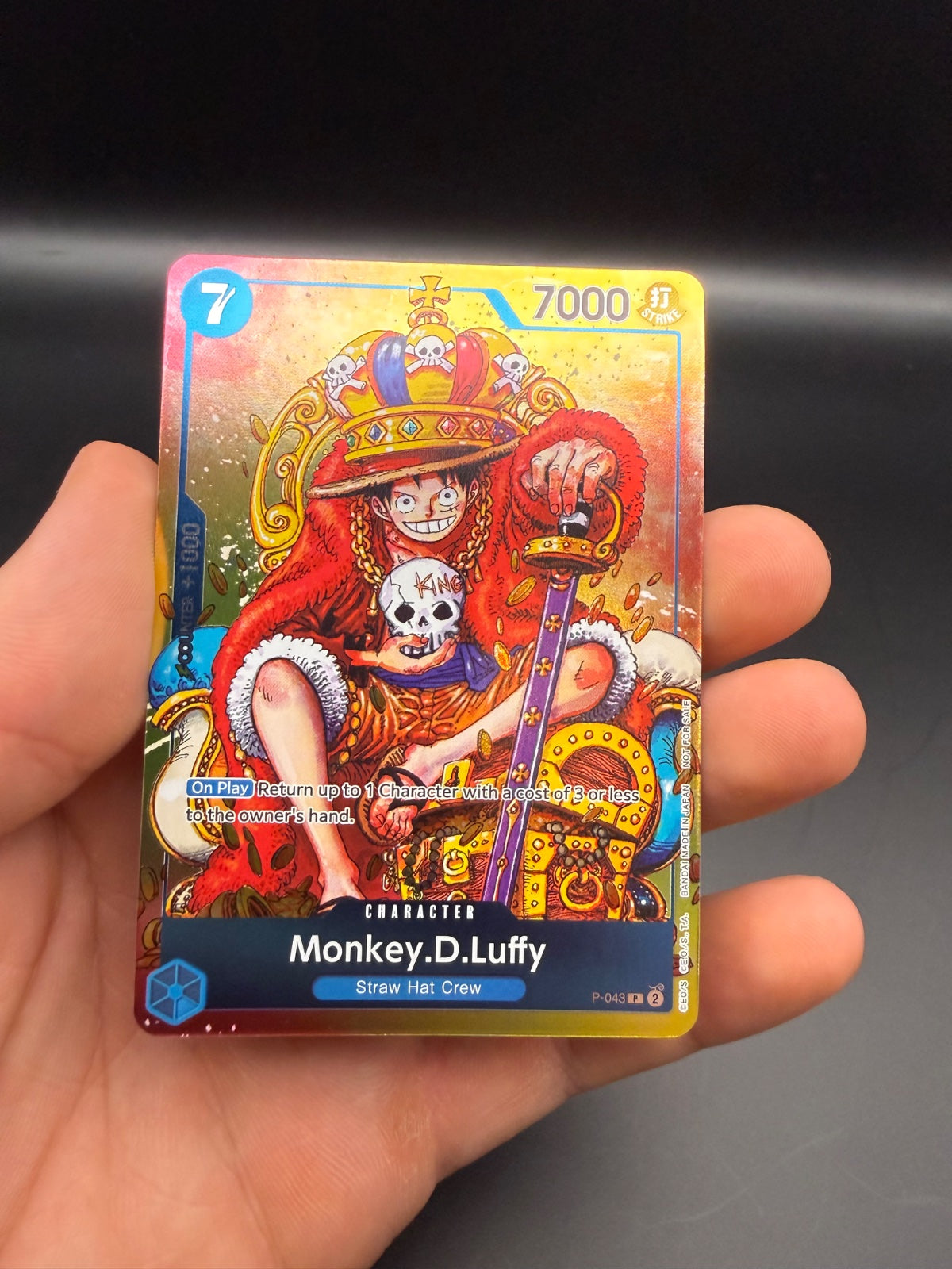 Gradable…Monkey.D.Luffy (Convention Promo 2024) P-043 · Foil (One Piece Promotion Cards)