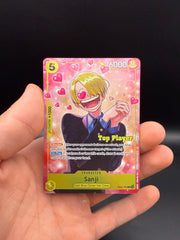 Sanji top player  flame flame eb02-54 gradable- one piece card