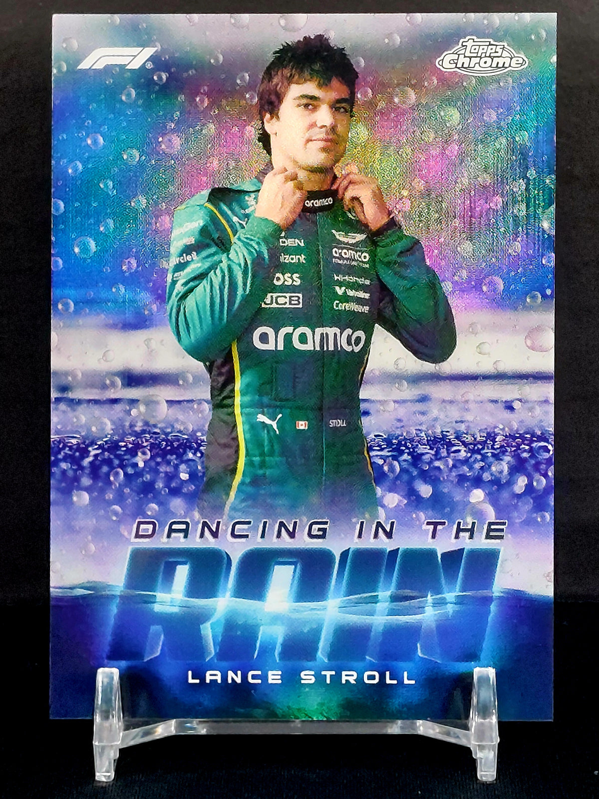 LANCE STROLL #DITR-14 - 2026 Topps Chrome F1, Dancing In The Rain