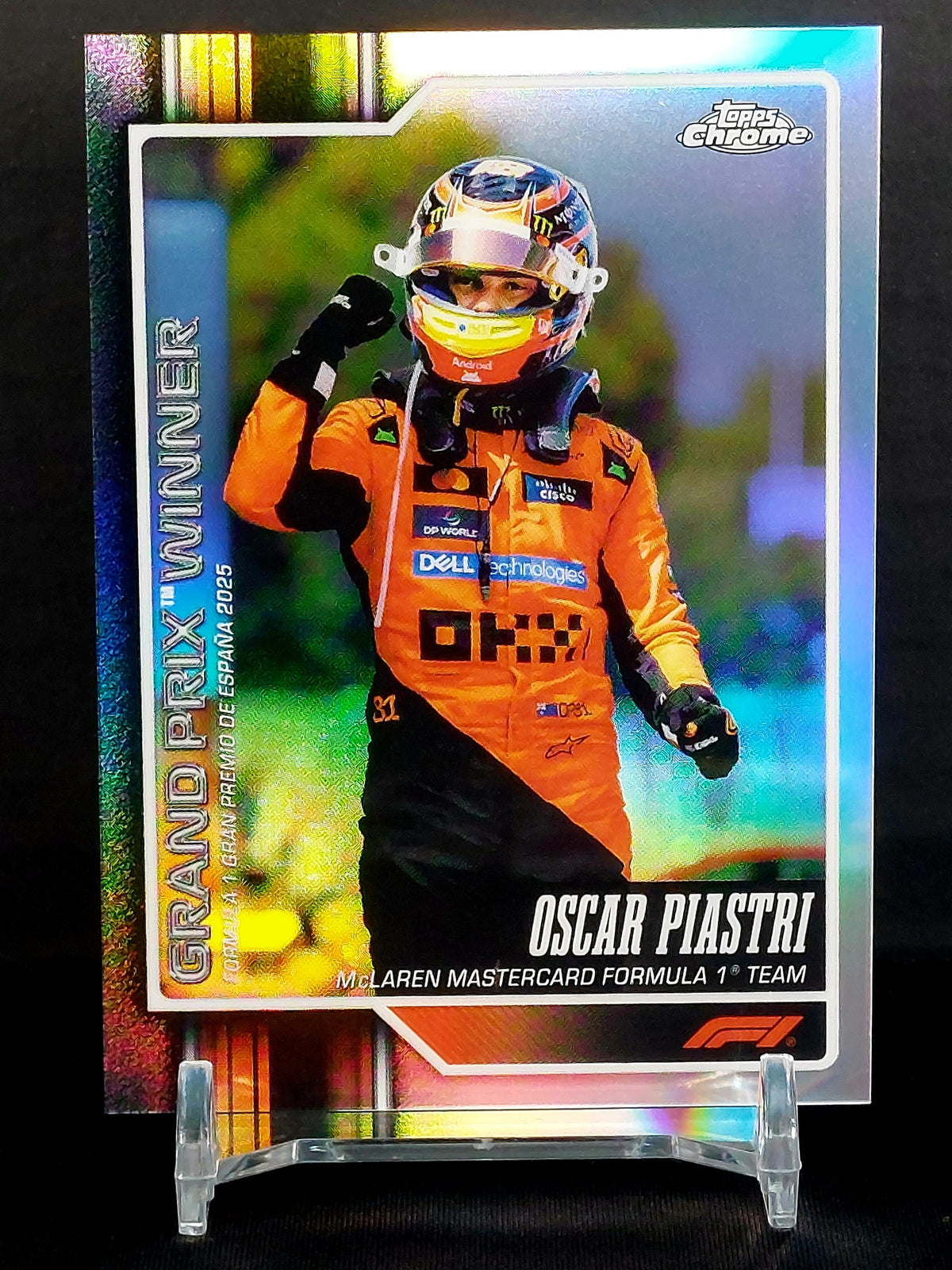 OSCAR PIASTRI #119 - 2026 Topps Chrome F1, Grand Prix Winner Refractor