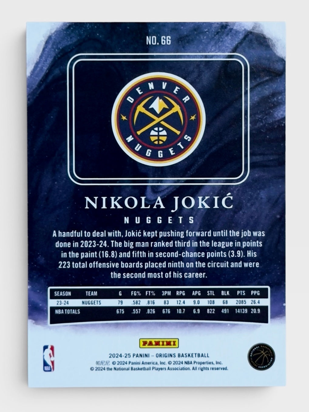 2024-25 Panini Origins Nikola Jokic