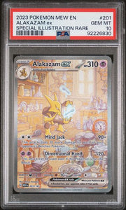 Alakazam ex 201/165 (SV: 151) — PSA 10