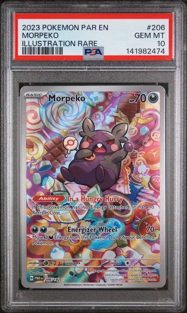Morpeko 206/182 (Paradox Rift) — PSA 10