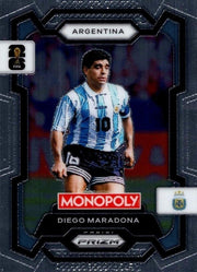Panini Prizm Monopoly FIFA World Cup 2026 #3 Diego Maradona Argentina Base