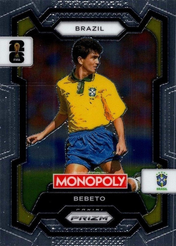 Panini Prizm Monopoly FIFA World Cup 2026 #20 Bebeto Brazil Base