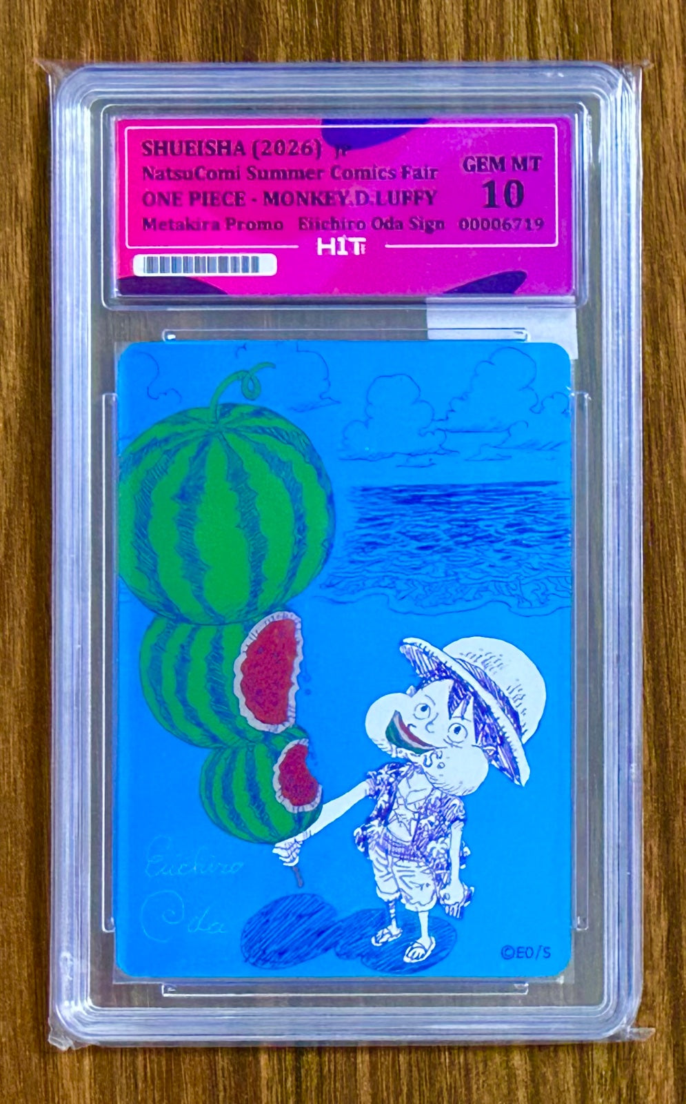 2026  MONKEY.D.LUFFY   - Summer Comics Fair Promo (HIT Grade 10 GEM MT)