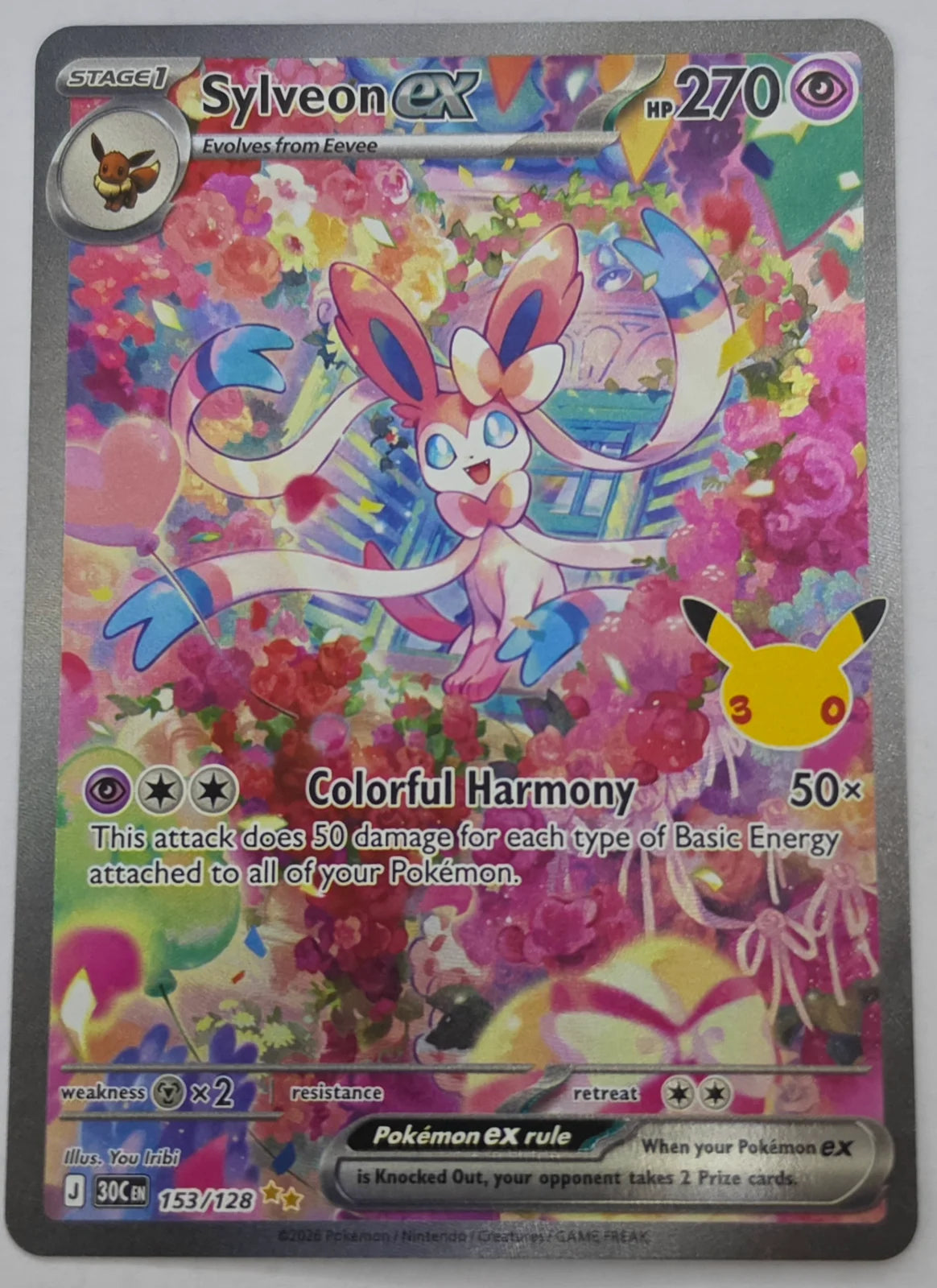 Sylveon ex 153/128 (30th Celebration)