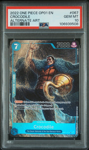 Crocodile (067) (Parallel) OP01-067 (Romance Dawn) — PSA 10