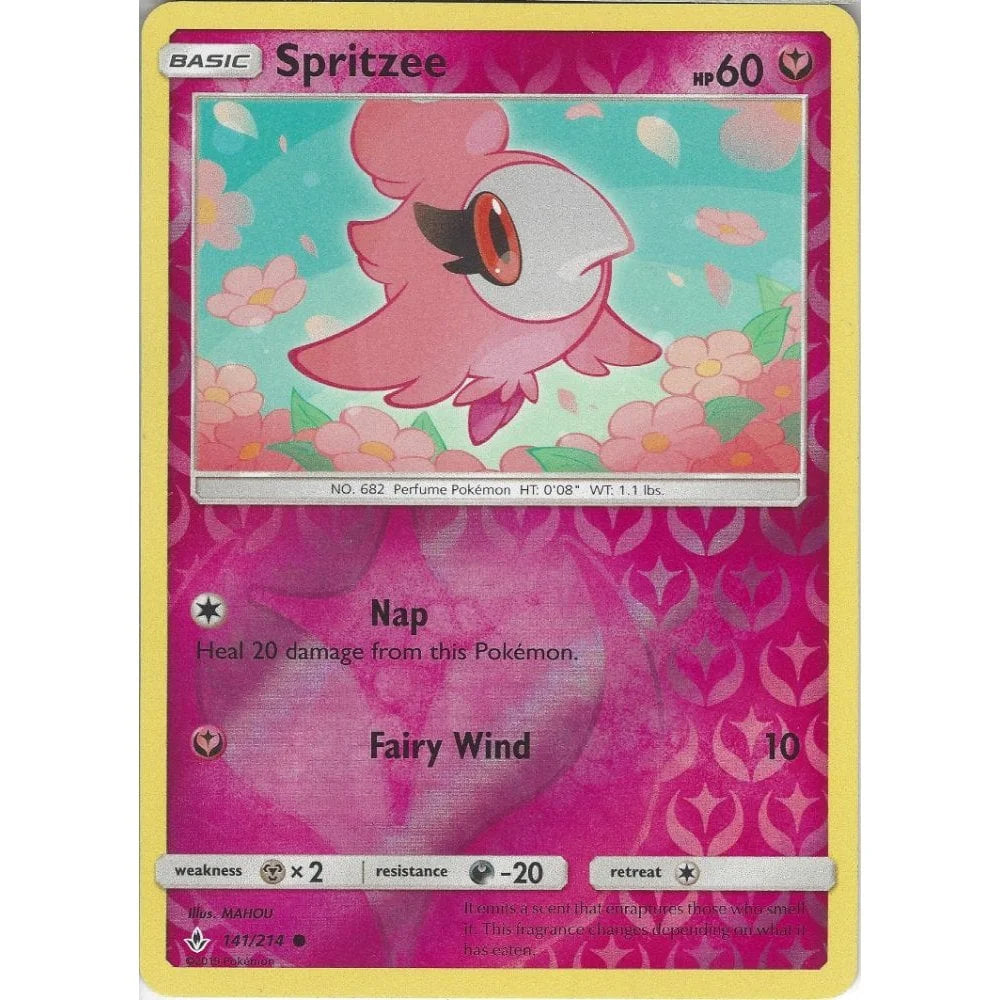 Spritzee 141 · Reverse Holofoil (Unbroken Bonds) by Mahou*