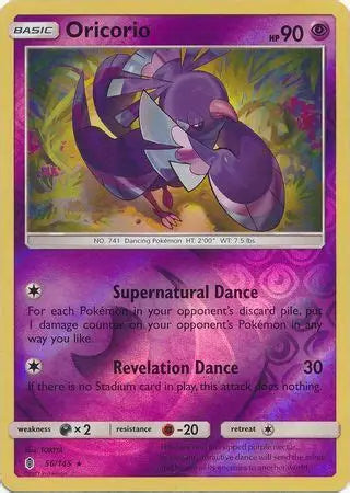 Oricorio (56) 56/145 · Reverse Holofoil (Guardians Rising) by Tokiya *