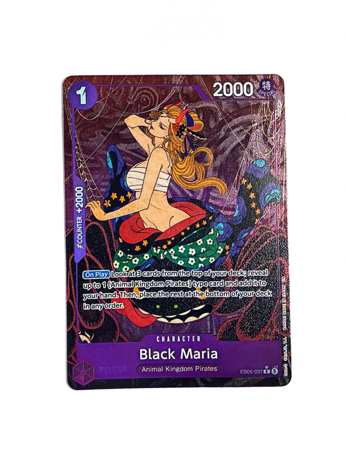 Black Maria (Alternate Art) EB05-037 (Extra Booster: One Piece Heroine's Edition Vol. 2)
