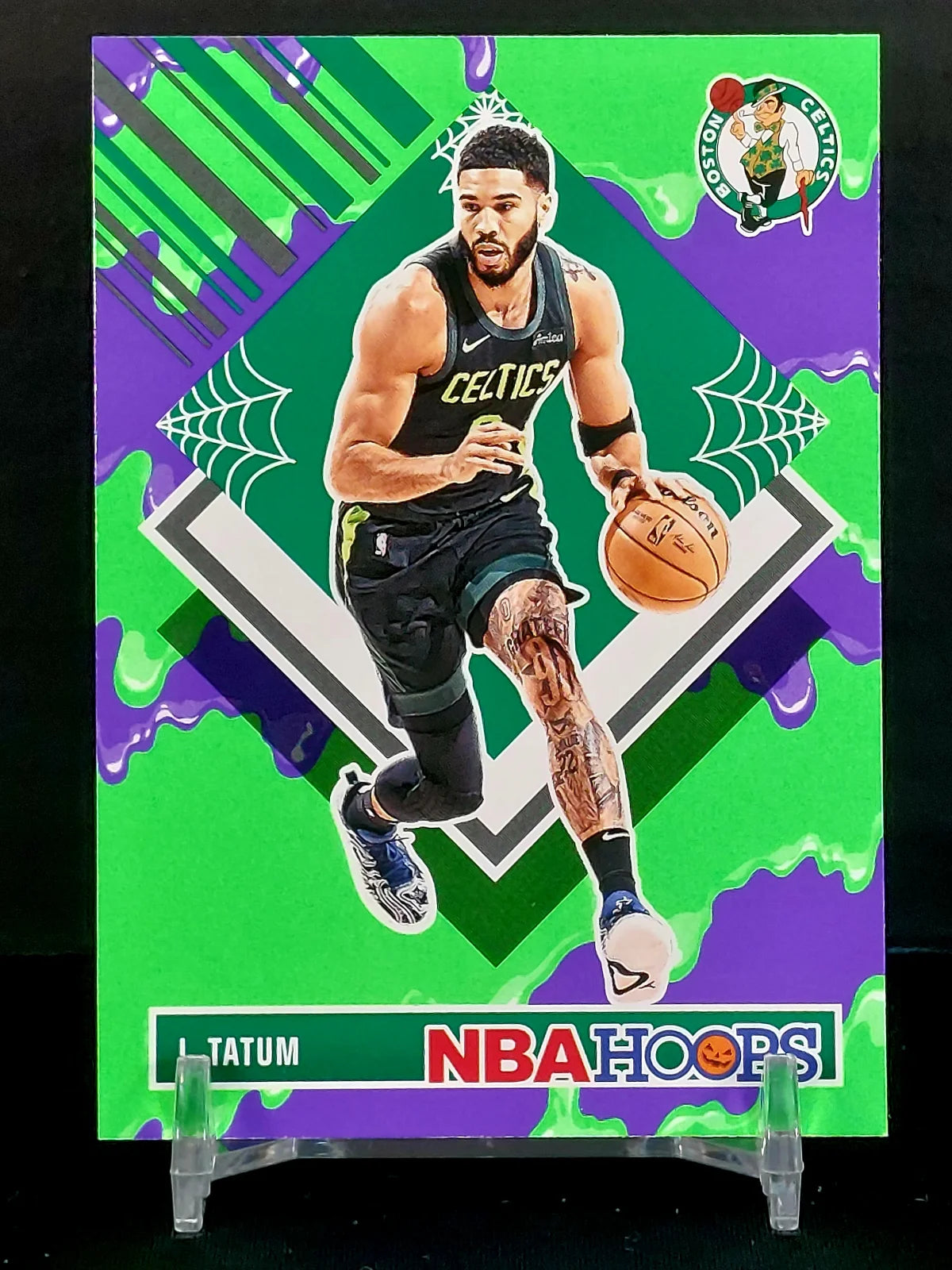 11 CARD NBA SUPERSTAR BUNDLE - 2024-25 Panini Haunted Hoops, Spooky Green Slime Parallel