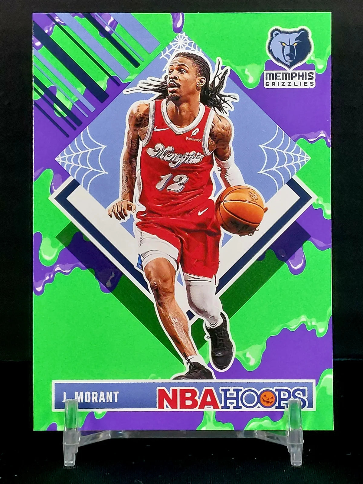 11 CARD NBA SUPERSTAR BUNDLE - 2024-25 Panini Haunted Hoops, Spooky Green Slime Parallel