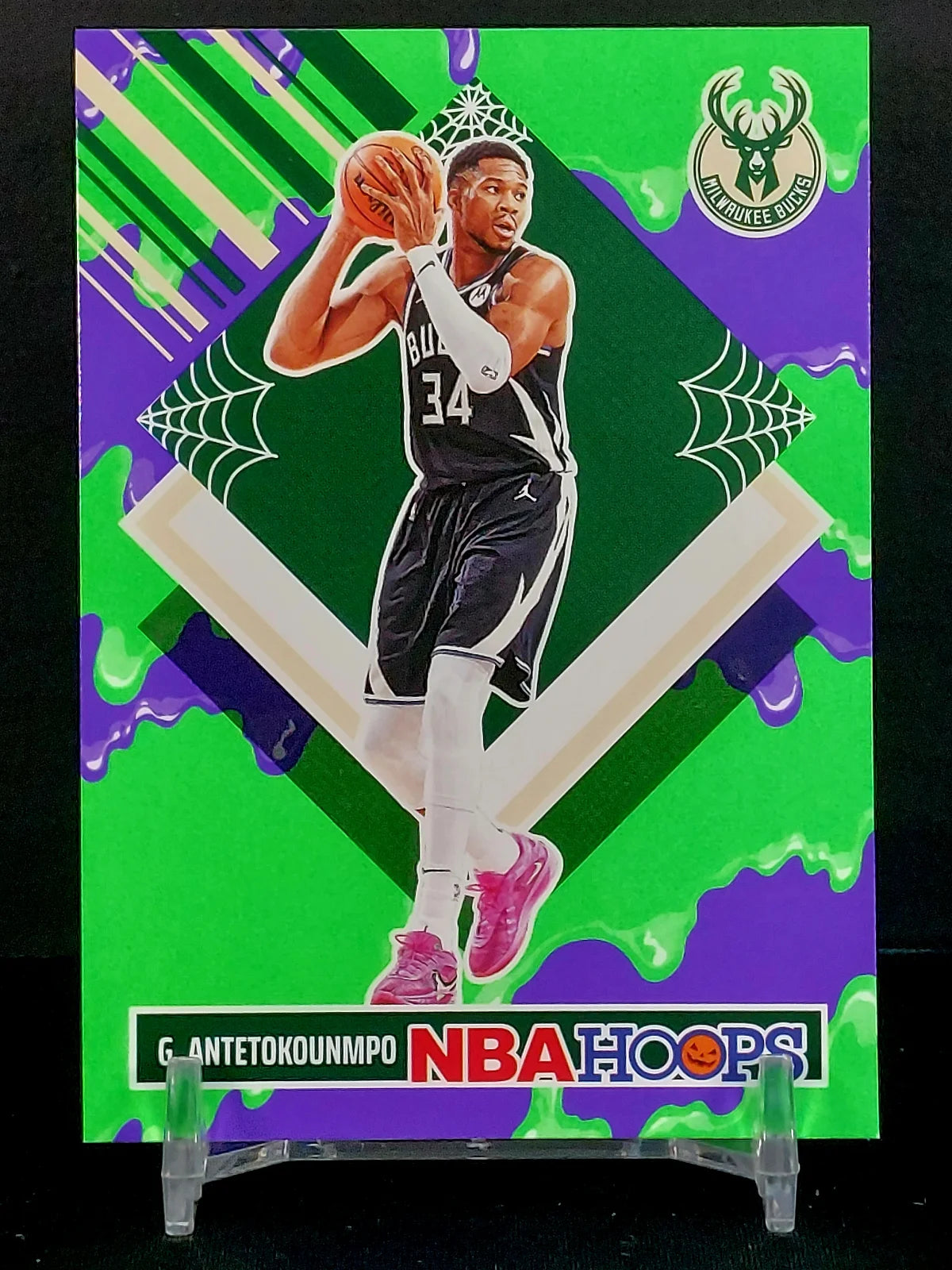 11 CARD NBA SUPERSTAR BUNDLE - 2024-25 Panini Haunted Hoops, Spooky Green Slime Parallel