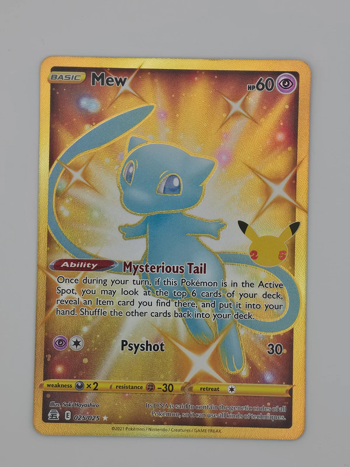 Mew (Secret) 025/025 (Celebrations)