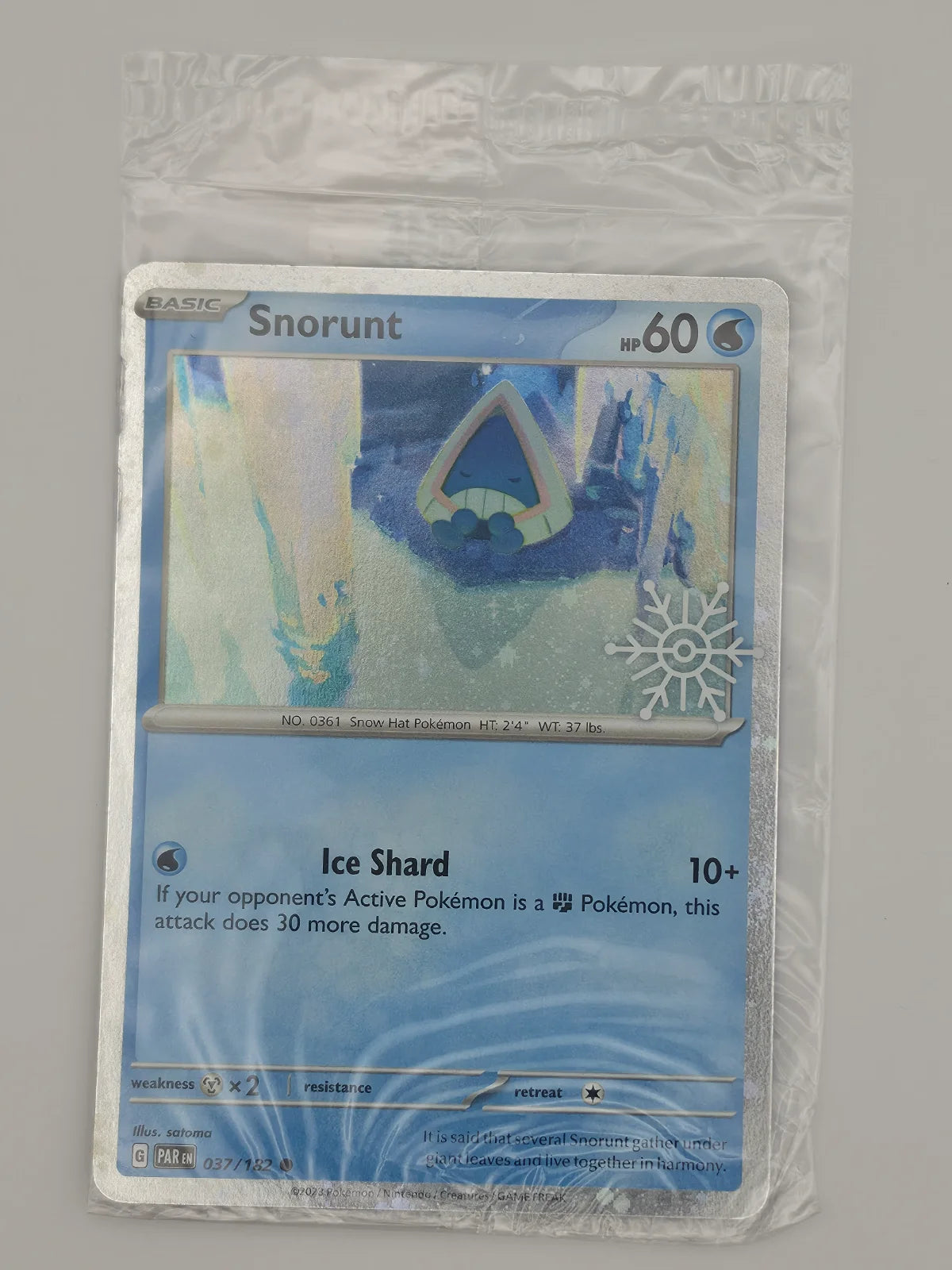 Snorunt (Holiday Calendar) 037/182 (Miscellaneous Cards & Products)