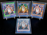 SHAI GILGEOUS-ALEXANDER 4 CARD BUNDLE - 2024-25 Panini Haunted Hoops, Holo Webs (SP), Slime Green, Orange Pumpkins, Base
