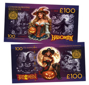 Happy Halloween - 100 Pounds UNCB banknote
