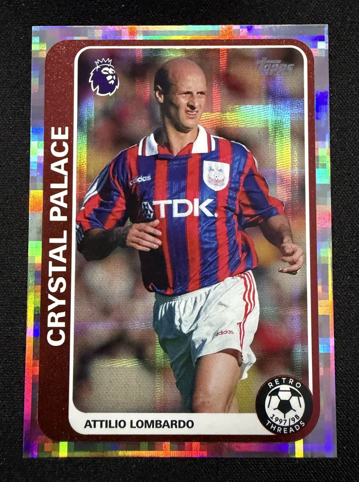 Attilio Lombardo Retro Threads 1997/98 RT 10 – Topps Premier League Flagship 26/27