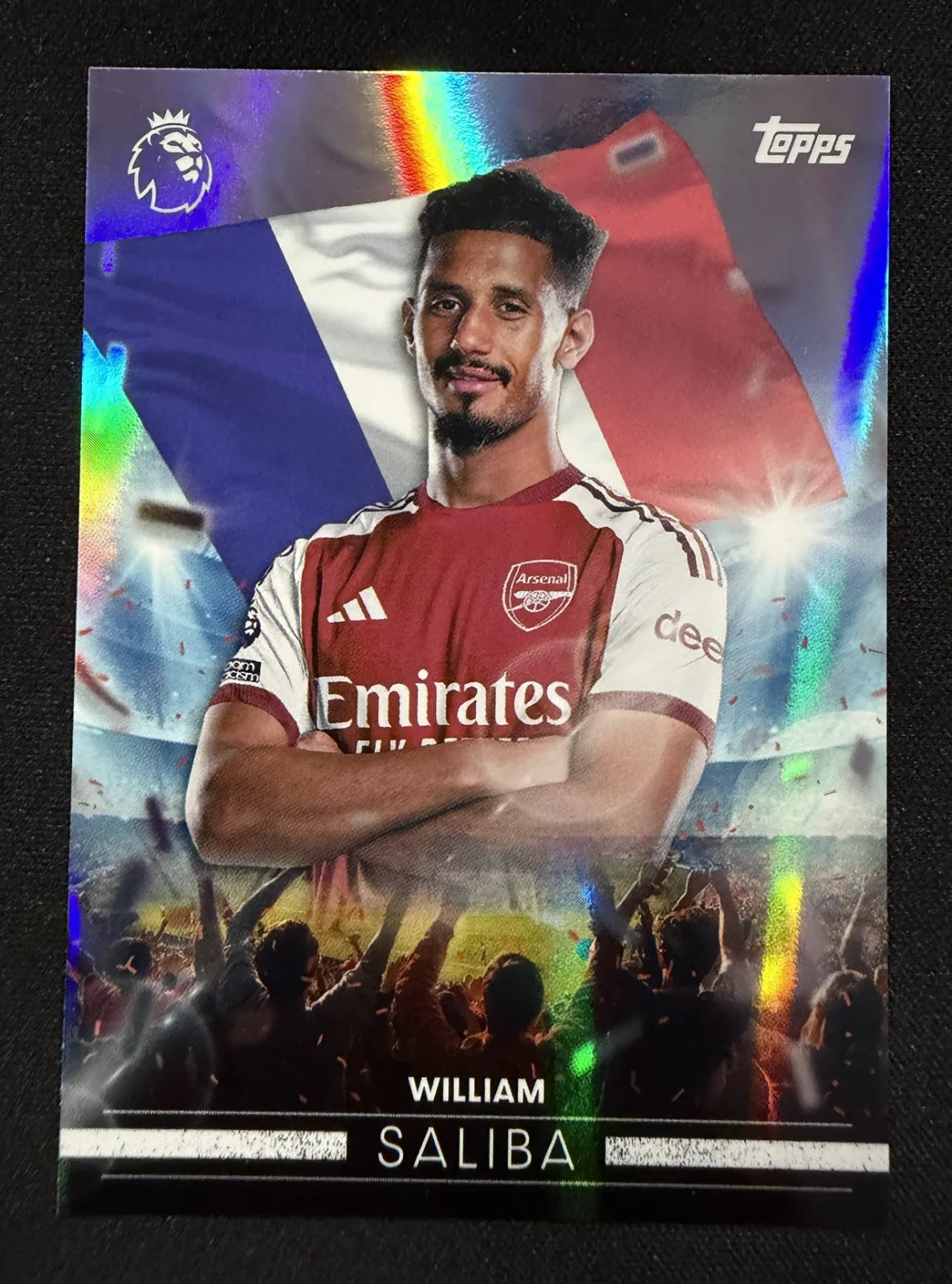 William Saliba Flying the Flag FF 1 – Topps Premier League Flagship 26/27