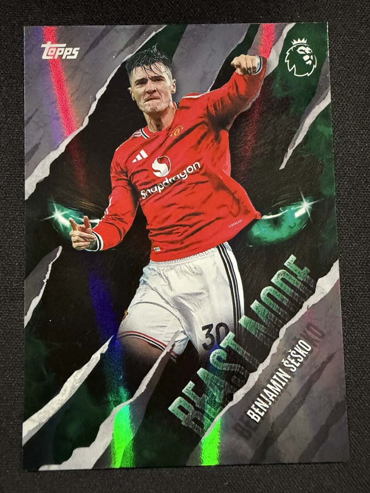 Benjamin Šeško Beast Mode BM 19 – Topps Premier League Flagship 26/27