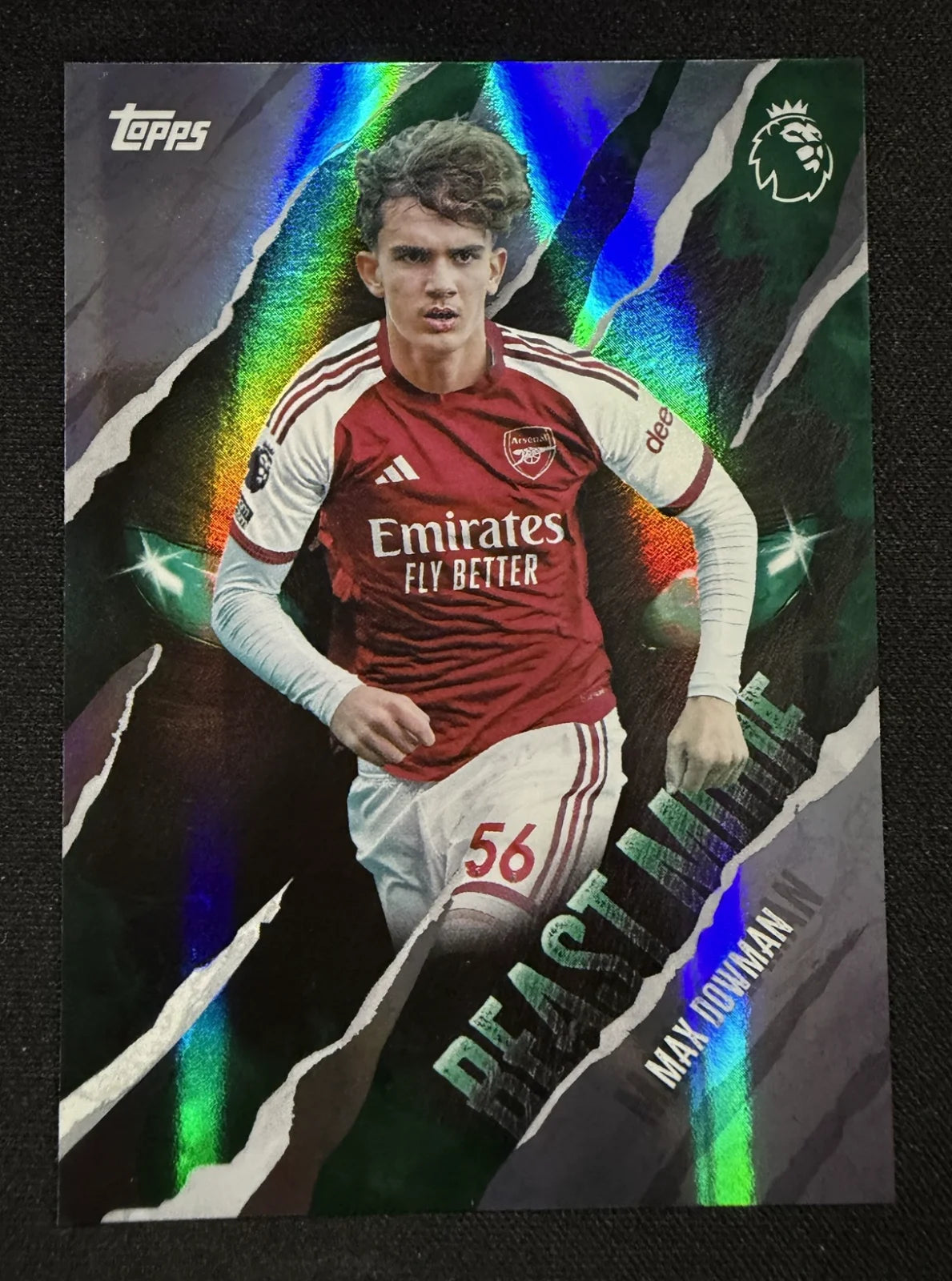 Max Dowman Beast Mode BM 1 – Topps Premier League Flagship 26/27