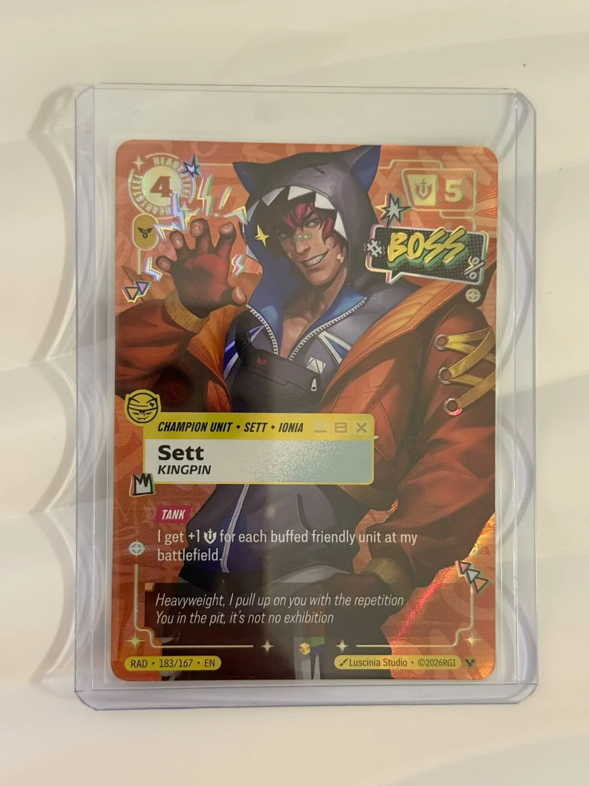 Sett, Kingpin (Showcase) 183/167 (Radiance)