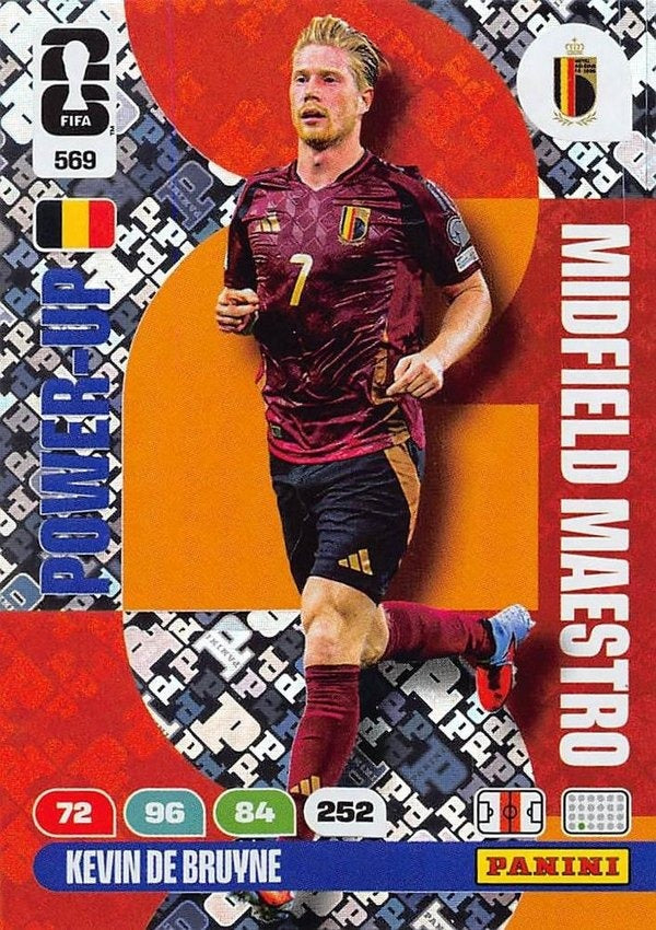 Panini Adrenalyn XL FIFA World Cup 2026 #569 Kevin De Bruyne – Midfield Maestros