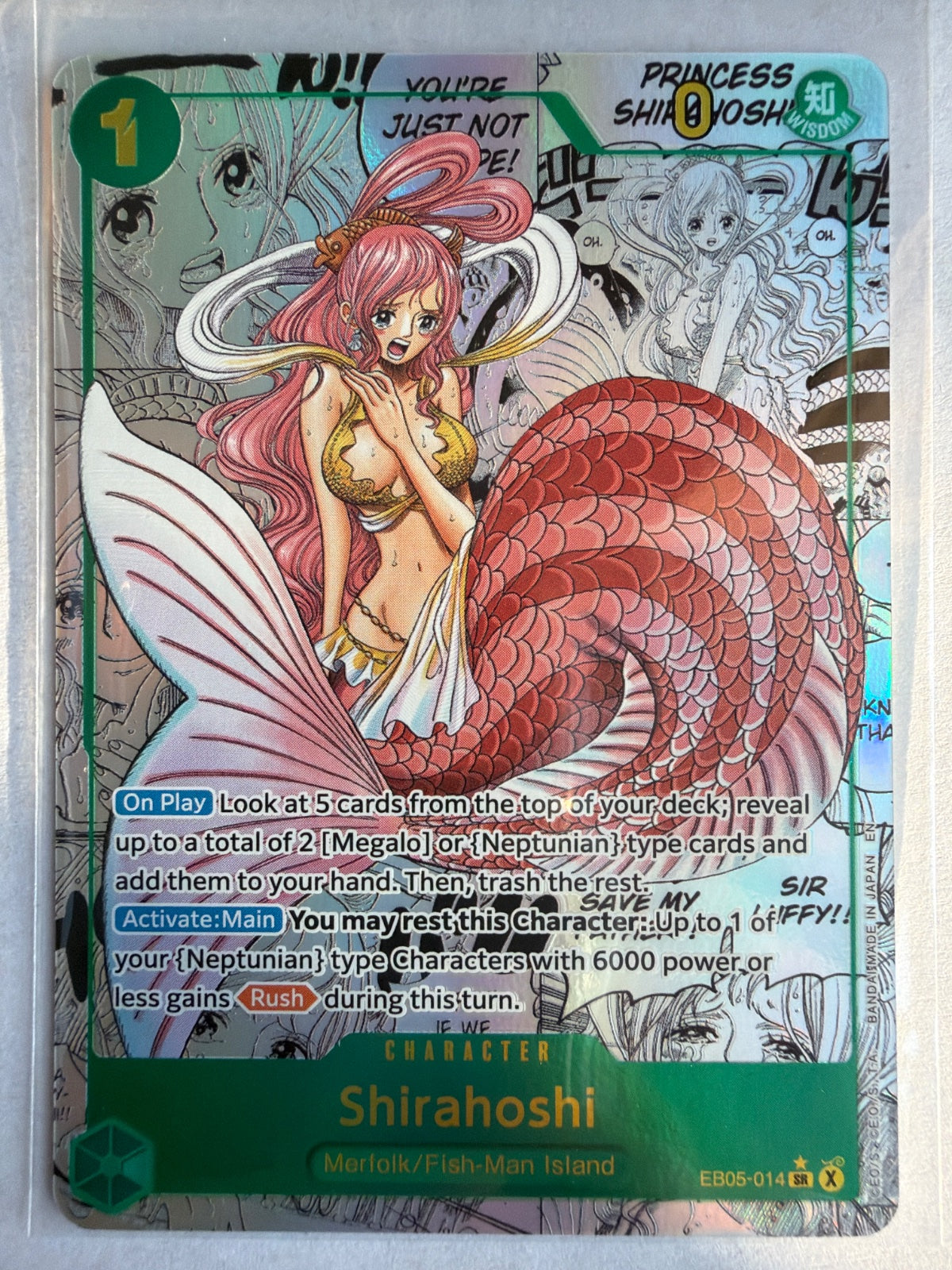 Shirahoshi (Manga) EB05-014 (Extra Booster: One Piece Heroine's Edition Vol. 2)
