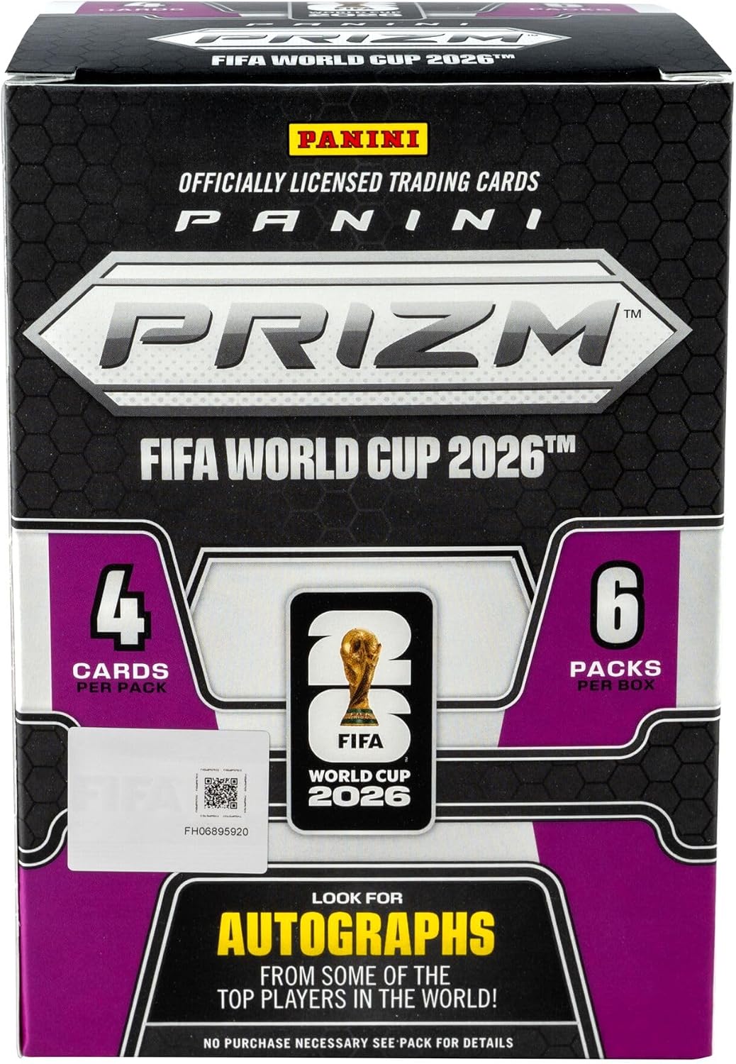 2026 Panini Prizm FIFA World Cup Soccer Blaster Box (purple)