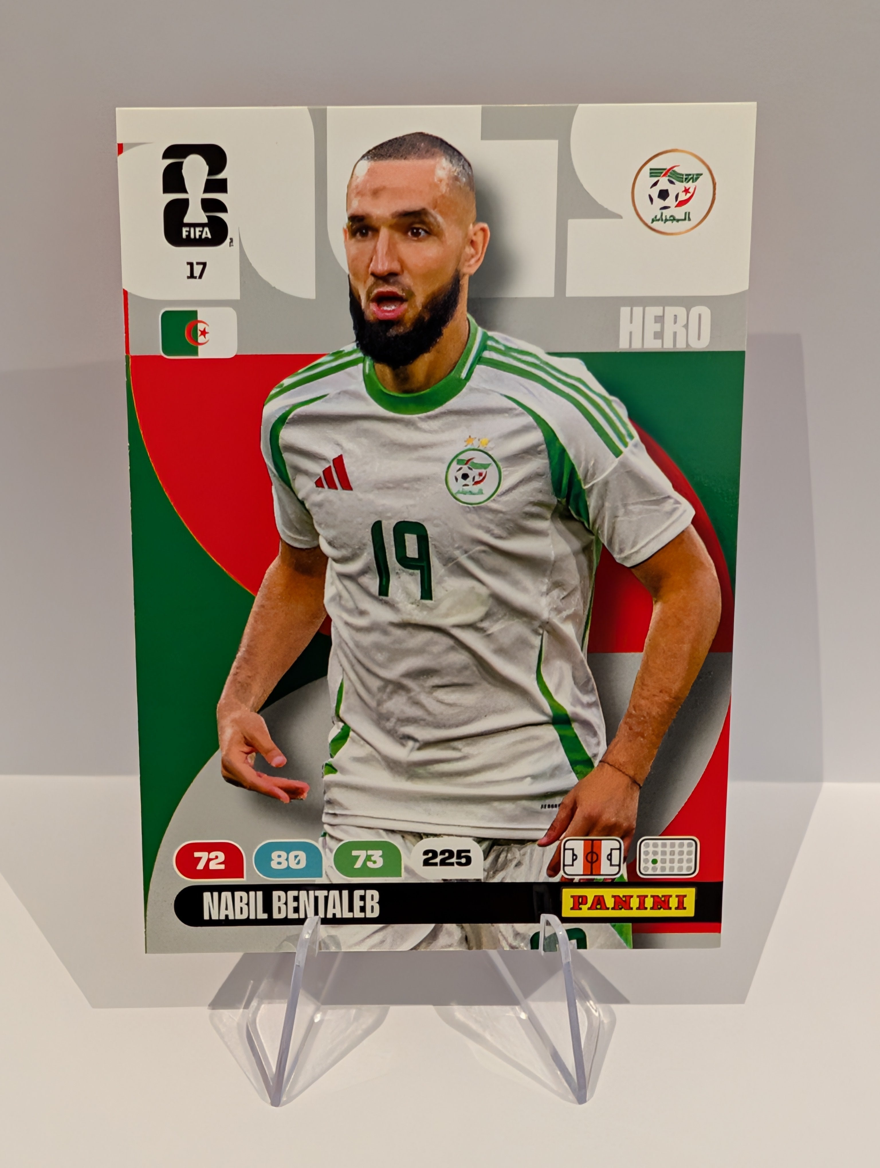 17 Nabil Bentaleb - Algeria - Panini Adrenalyn XL World Cup 2026