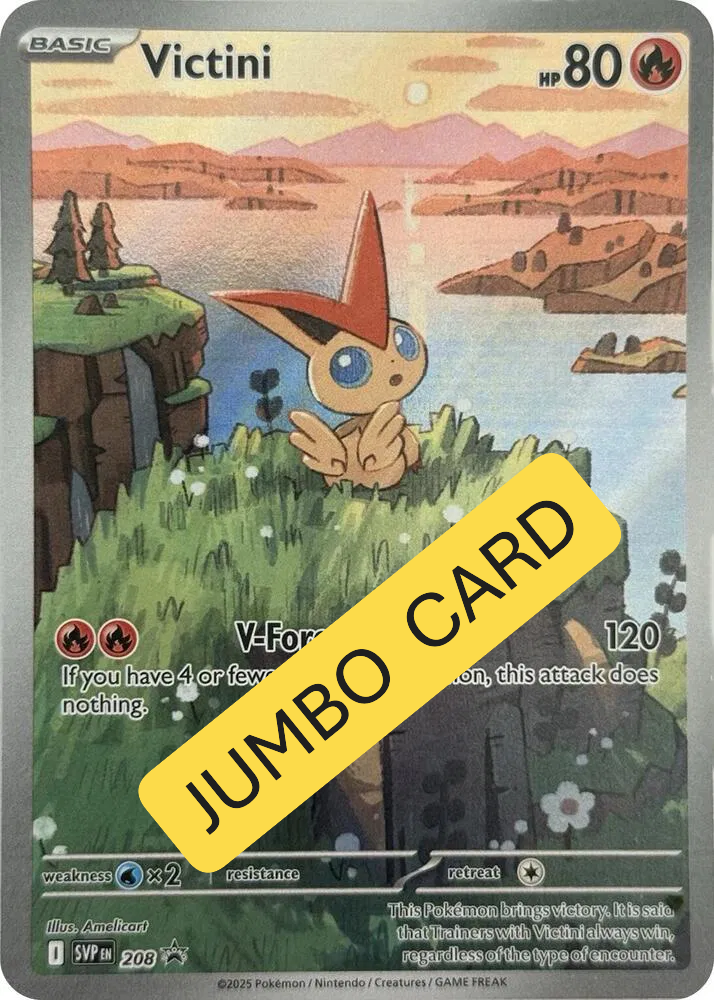 Victini Promo 208 (Jumbo card)