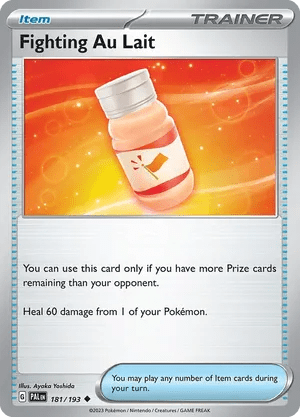 181/193 Fighting Au Lait - Paldea Evolved by Poké Zen DXB on MYNTED