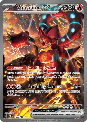 182/159 Volcanion ex - Journey Together by Poké Zen DXB on MYNTED