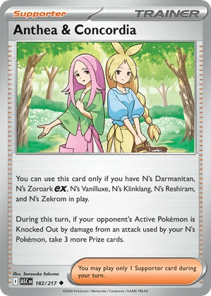 182/217 Anthea & Concordia - Ascended Heroes by Poké Zen DXB on MYNTED
