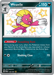 183/091 Weavile - Paldean Fates by Poké Zen DXB on MYNTED