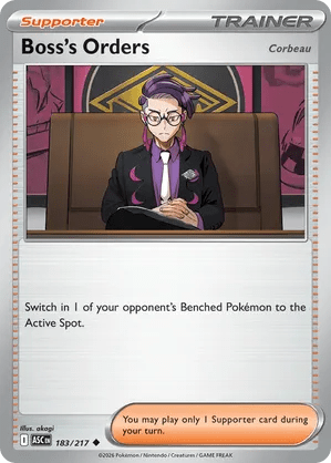 183/217 Boss's Orders - Ascended Heroes by Poké Zen DXB on MYNTED