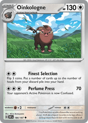 184/197 Oinkologne - Obsidian Flames by Poké Zen DXB on MYNTED