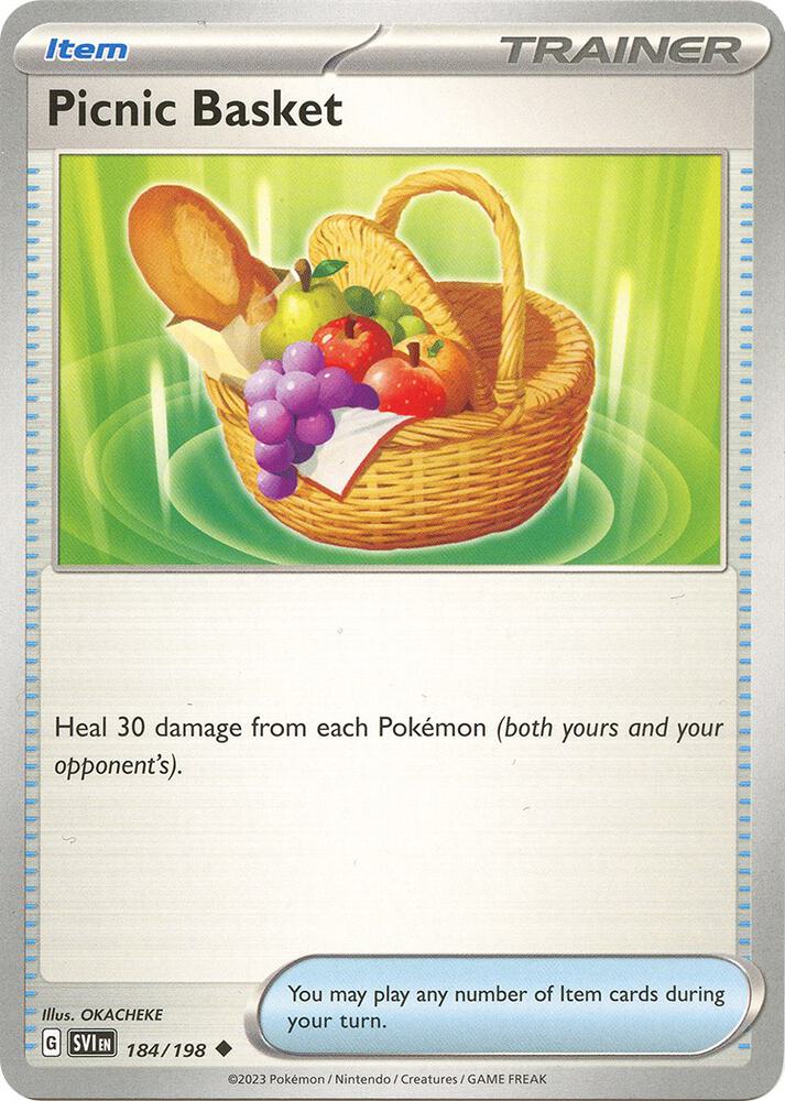 184/198 Picnic Basket Trainer Item Normal · Scarlet & Violet (SVI) by PokeMarsi on MYNTED