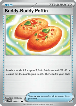 184/217 Buddy - Buddy Poffin - Ascended Heroes by Poké Zen DXB on MYNTED