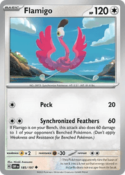 185/197 Flamigo - Obsidian Flames by Poké Zen DXB on MYNTED