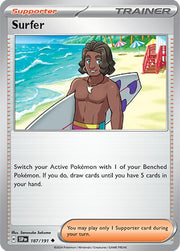 187/191 Surfer Normal Trainer Supporter · Surging Sparks (SSP) by PokeMarsi on MYNTED