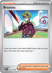 187/197 · Brassius Trainer Supporter · Reverse Holo (OBF) by PokeMarsi on MYNTED