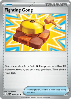 187/217 Fighting Gong - Reverse Holo - Ascended Heroes by Poké Zen DXB on MYNTED