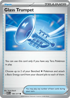 189/217 Glass Trumpet - Ascended Heroes by Poké Zen DXB on MYNTED